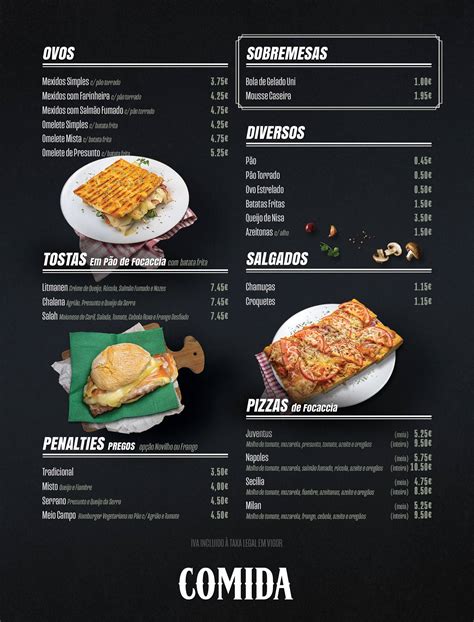 Menu Em Cheers Sports Bar Restaurant Almada R Cap Leit O B