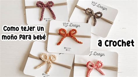 Muy F Cil Como Tejer Un Cintillo A Crochet Para Beb Tutorial