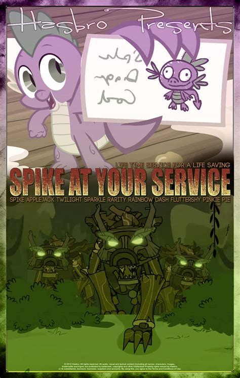 Mlp Spike At Your Service Movie Poster By Pims1978 On Deviantart