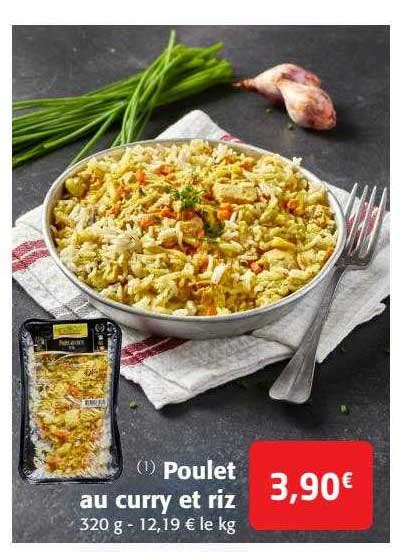 Promo Poulet Au Curry Et Riz Chez Colruyt Icatalogue Fr