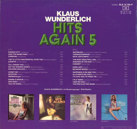 Klaus Wunderlich Hits Again Lp Album Akerrecords Nl