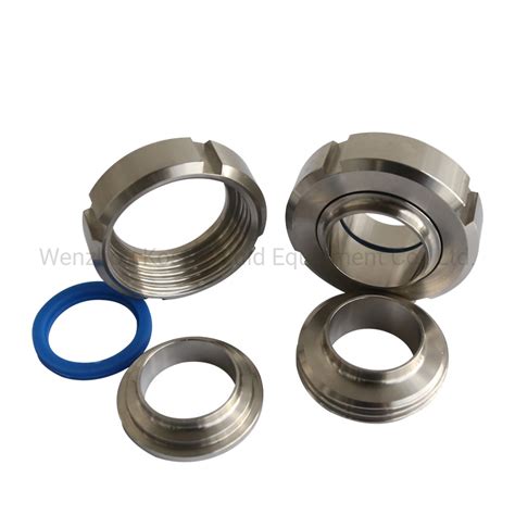 Stainless Steel 304 316 Sanitary Food Grade Din Sms Rjt Union Fitting