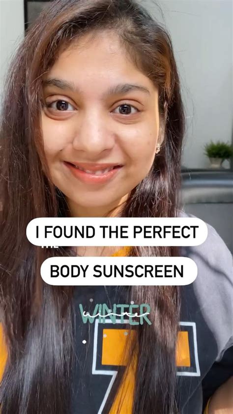 The Perfect Body Sunscreen For Winters Skin Care Routine Body