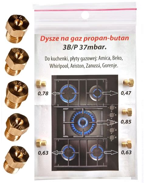 Купить ГАЗОВЫЕ ФОРСУНКИ ДЛЯ ПРОПАНА БУТАНА ДЛЯ ГАЗОВЫХ ПЛИТОВ Amica