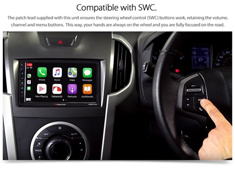 Apple CarPlay Android Auto For Isuzu D Max MU X MUX USB MP3 MP4 Stereo