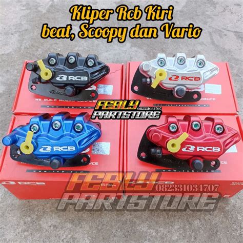 Jual KALIPER DEPAN RCB RACING BOY S SERIES VARIO BEAT SCOOPY GENIO CRF