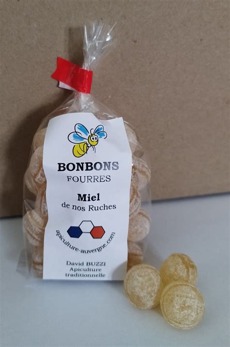 Bonbons au miel berlingots 150 g Miel Et Dérivés Apiculture