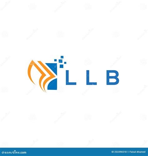 Llb Credit Repair Accounting Logo Design On White Background Llb