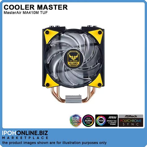 Cooler Master MasterAir MA410M TUF Gaming Edition RGB Lighting Dual