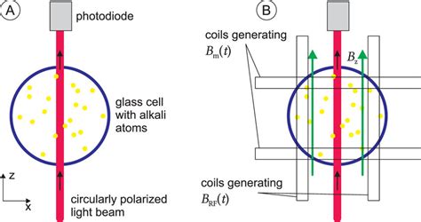basic schematic   atomic magnetometer  setup