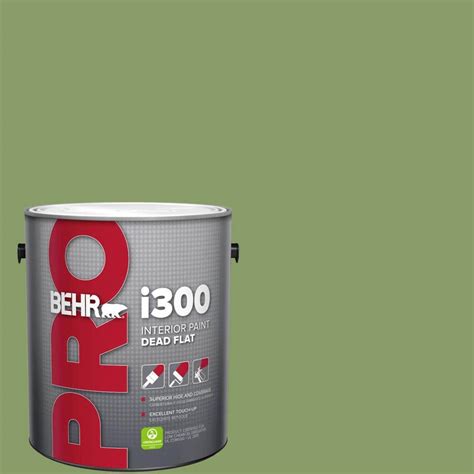 BEHR PRO 1 Gal M370 5 Agave Plant Dead Flat Interior Paint PR31301