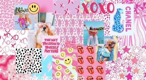 preppy laptop wallpaper💗⚡️ | Wallpaper, Laptop wallpaper, Decor