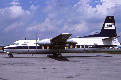 10202 D BAKI Fokker F 27 FTG 07 1989 CGN Bernhard Jensch Flickr