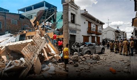 Videos Sismo En Ecuador De 65 Grados Provoca Derrumbes Y Pánico