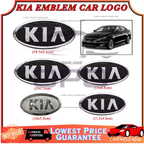 CPO KIA Car Logo Emblem Car Front Grille Emblem Logo Rear Trunk Badge