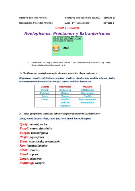 Ejemplos De Neologismos 7