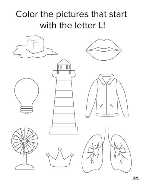 Letter L Worksheets - 50 FREE Printables | Printabulls - Worksheets Library