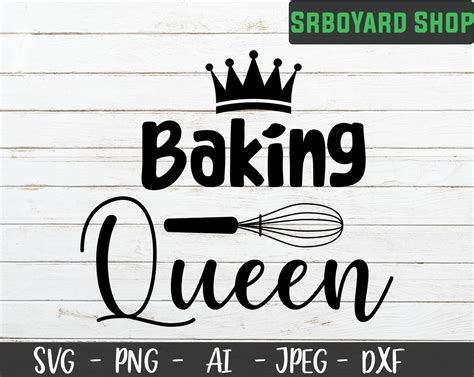 Baking Queen Svg Cooking Svg Awesome Cooking Kitchen Svg Etsy