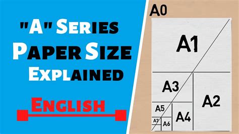 English A Series Paper Size Explained A A A A A A A