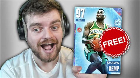 FREE GALAXY OPAL IN NBA 2K23 MyTEAM SHAWN KEMP IS INCREDIBLE YouTube