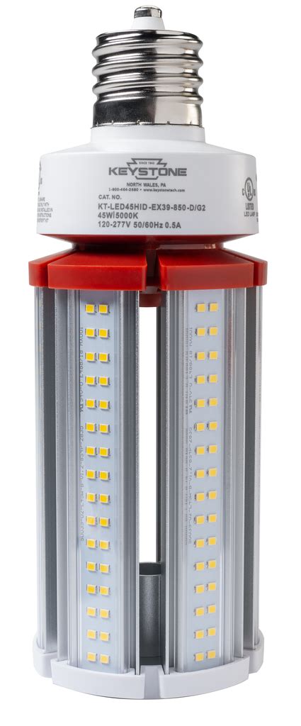 Keyste Kt Led45hid Ex39 850 Dg3 45w 6750 Lumen 175w Mh Equiv Ip64 Mogul Base Direct Drive Hid