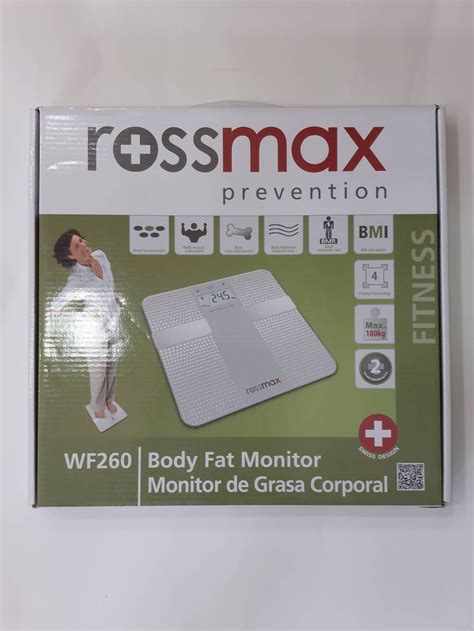 Rossmax Pese Personne Electronique Body Fat Wf Tassiha