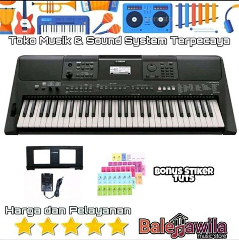 Promo Portable Keyboard YAMAHA PSR E463 PSRE463 PSR E 463 ORIGINAL