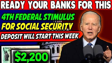 Ready Your Banks For This Th Stimulus Checks Coming For Social