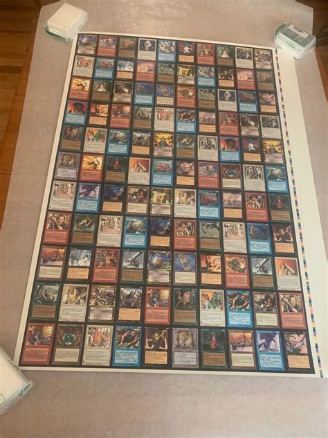 Mtg Magic Uncut Sheet Alliances Uncommon Spanish Non Foil All Force Of Will Ebay