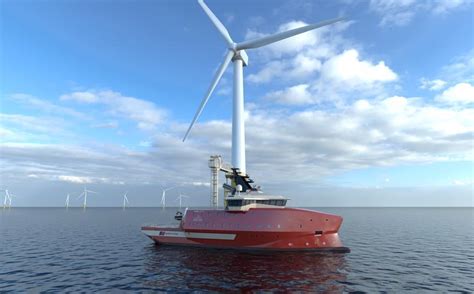 brand  offshore wind ship design news motorship