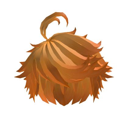 Orange Messy Hair Roblox