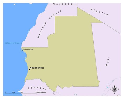 What is the Capital of Mauritania? | Mappr