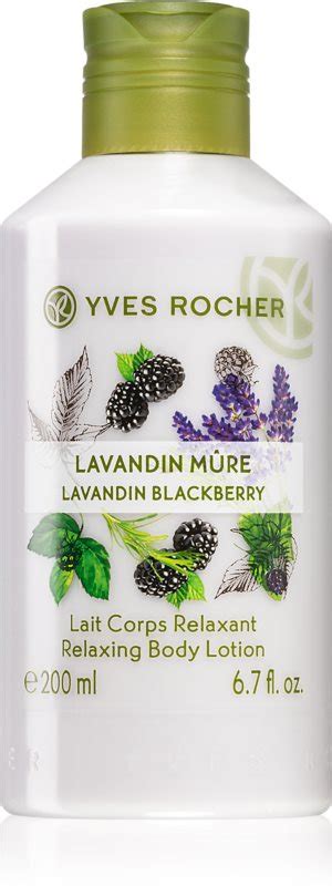 Yves Rocher Lavandin Blackberry Soothing Body Milk Notino Co Uk