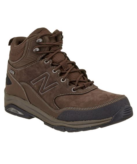 New Balance 1400 Waterproof Hiking Boot Men In Brown Modesens Boots Men Waterproof