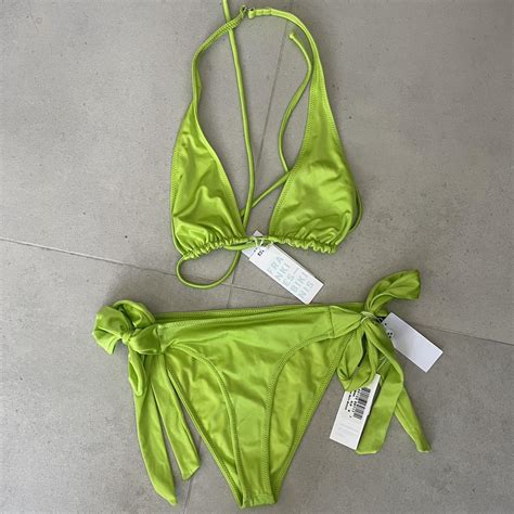Frankies Bikinis BNWT Green Bikini Paid Over 200 Depop