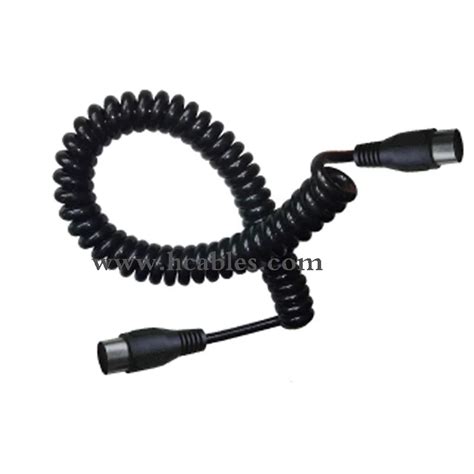 Din Power Cable 34567101213 Pin Spiral Insulated Pvc Stranded Conductor Type For Power