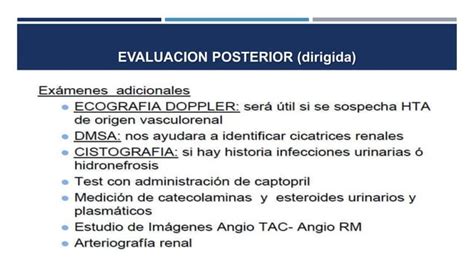 Hipertension Arterial En Pediatria PPT