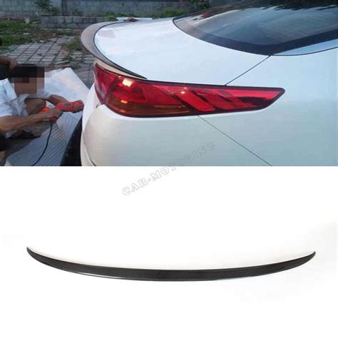 K Carbon Fiber Style Trunk Spoiler Auto Car Rear Wings Spoiler For Kia