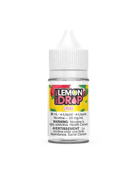 Lychee Lemon Drop E Liquid 60mL Free Base Vape Juice