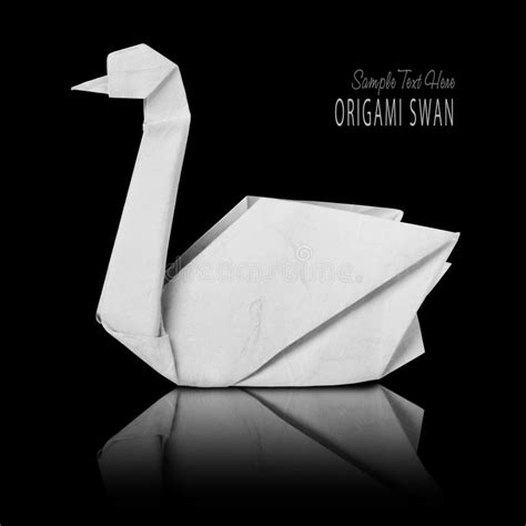 Cigno Di Origami Fotografia Stock Immagine Di Arte Carta