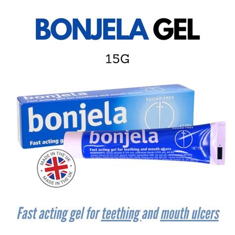 BONJELA GEL 15g For Teething Mouth Ulcers Lazada