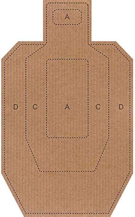 Cardboard Silhouette Targets For Shooting