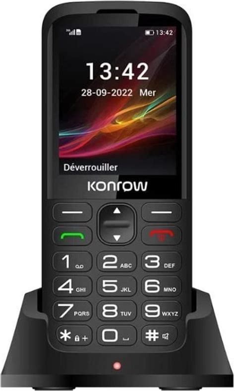 Senioren Telefoon Sos Functie Oplaadstation Senioren Gsm Grote