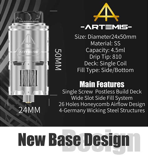 Thunderhead Creations Thc Artemis Bf Rdta Mm Ml