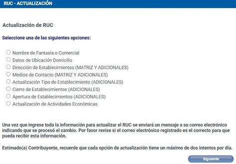 Actualizar Ruc En Linea En El Sri