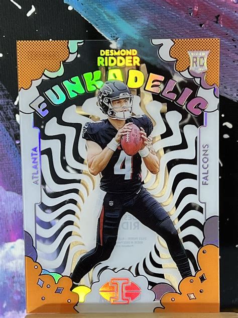 2022 Panini Illusions Funkadelic Orange F 17 Desmond Ridder RC