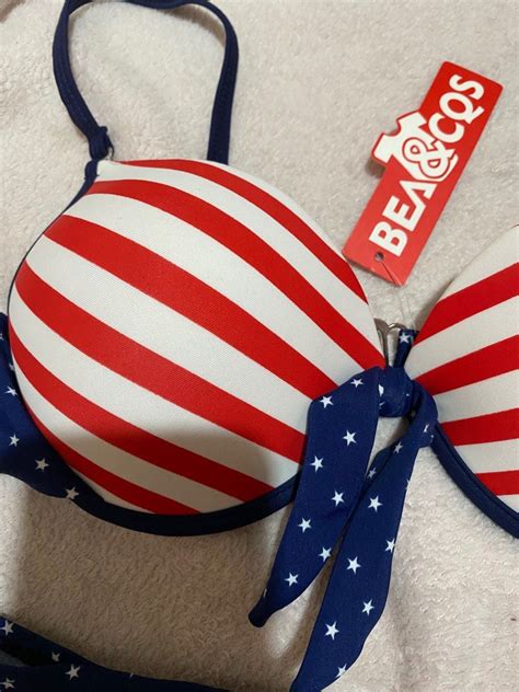 American Flag Push Up Bikini Women S Fashion Swimwear Bikinis