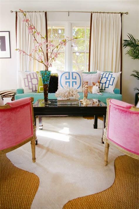 Decorating Palm Beach Preppy Style House Interior Living Room Designs Home