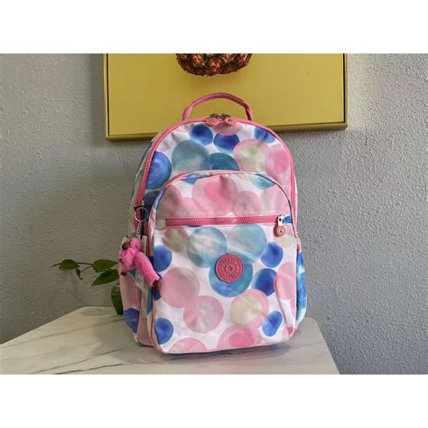 Mochila Kipling Escolar Para Estudantes Bolsa De Viagem Colorida K21305