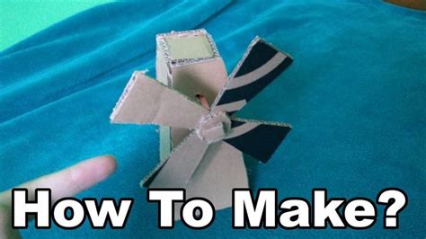 How To Make Cardboard Windmill Easy Diy Diy Materials Diy